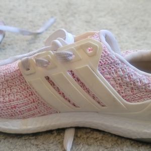Adidas, pink/white, size 5